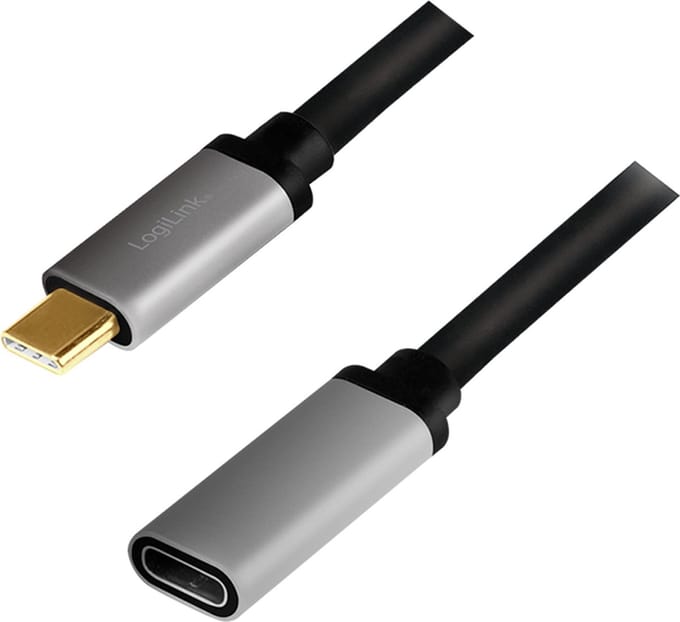 Logilink Usb-C Verlengkabel Voor Laptops, Smartphones En Tablets 0,5M 4K