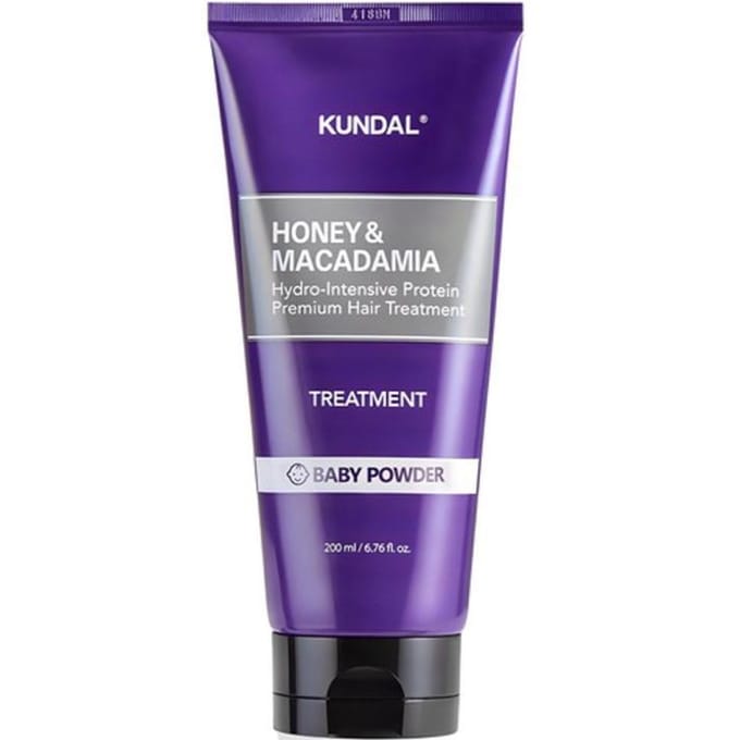KUNDAL Traitement Miel & Macadamia Parfum Poudre pour Bébé 200ml gray