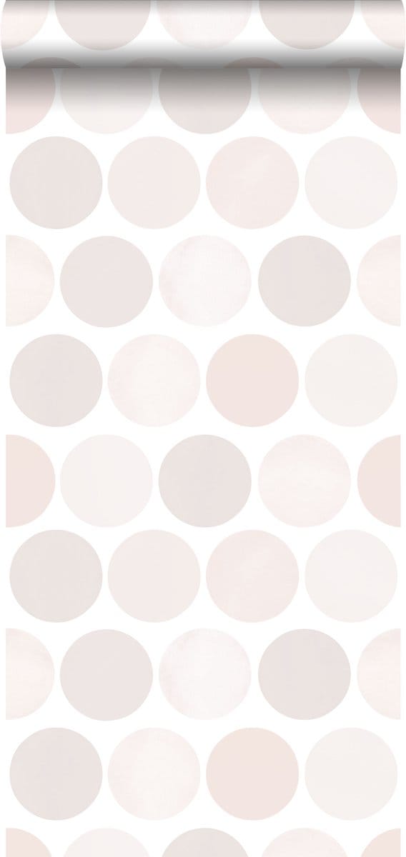 Walls4You behang stippen beige - 935290 - 0,53 x 10,05 m