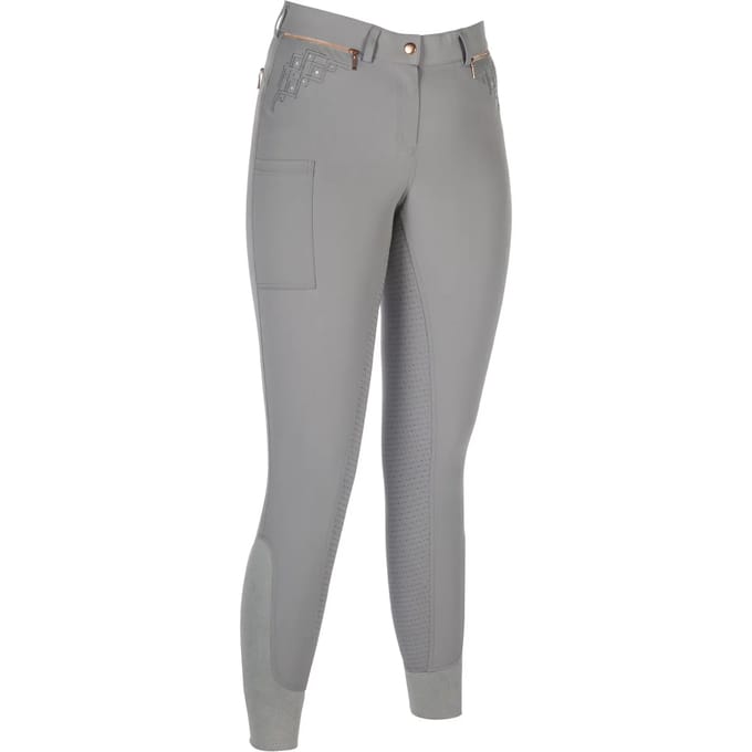 Damesbroek met volledige grip HKM Rosegold Sparkle