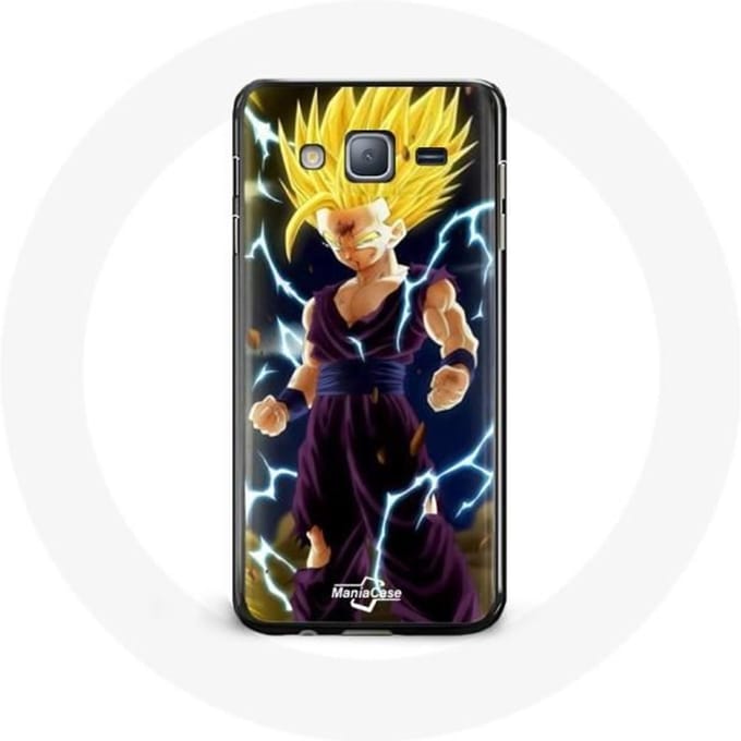 Hoesje voor samsung galaxy J3 Dragon ball z Super SSJ2 Gohan