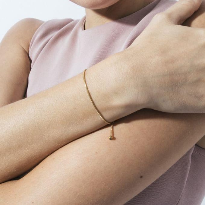 Luxenter Armband met 18-karaats geelgouden afwerking - Liwani