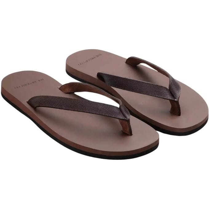 Leren slippers The Resort Co Saffiano