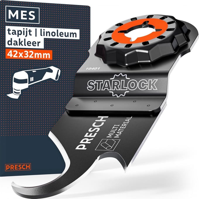Multitool Accessoire 32 mm - Starlock Systeem - Precisie voor Hout, Metaal & Tapijt