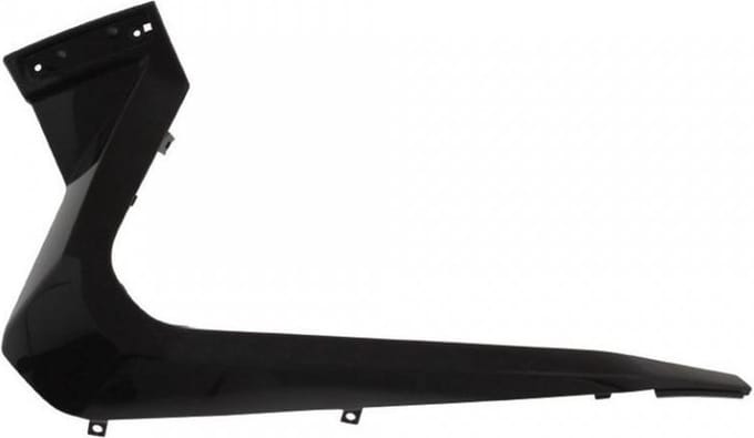Sabot bas caisse gauche P2R pour scooter Yamaha 125 Xmax 2006 à 2009 noir Neuf