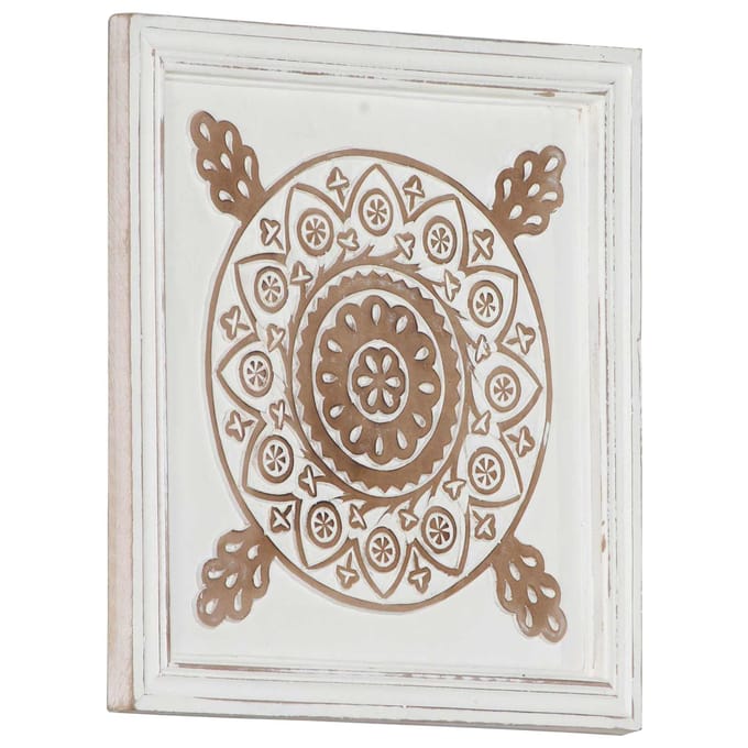 vidaXL - Kunst - Decoratie - 2 - st - 40 - x - 40 - x - 1,5 - cm - Geconstrueerd - hout