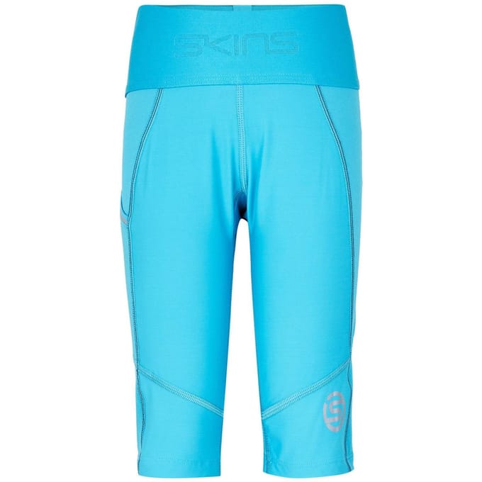 Skins Dames/Dames Series-1 Compressieshort (Blauw)