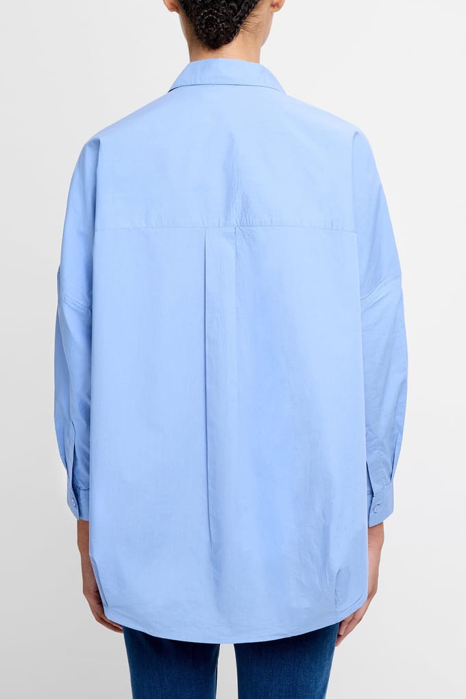 French Connection L/s Popover Dusted Blue Taglia: 8 | Magliette intime Outlet | Donna | Blu