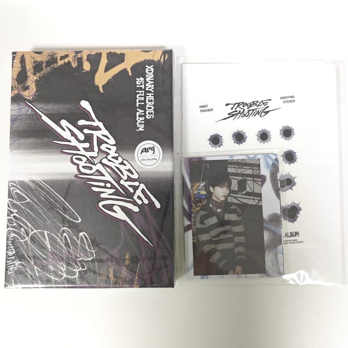 Album XDINARY HEROES - [TROUBLESHOOTING] 1e, pre-order cadeau inbegrepen B+preorder gift