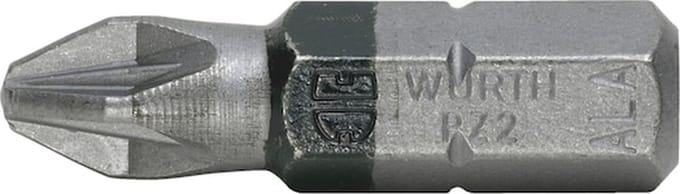 Wurth - Bit PZ C 6,3 (1/4) - C 6.3 PZ-bit (1/4 inch) x 10 st -