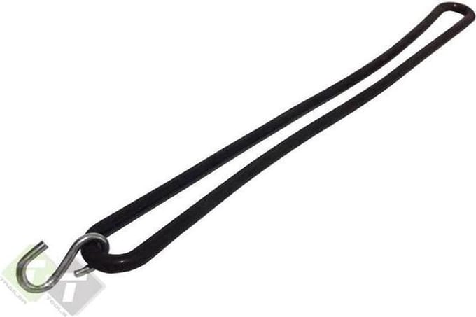 Spanrubber 40 cm met s haak - Span elastiek - Spanners - gaaskleedspanner