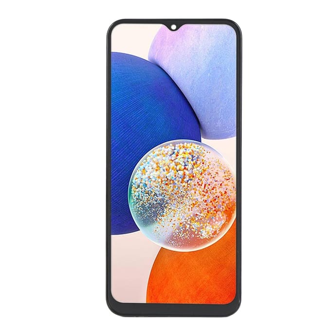 Schermvervanging met Frame en Gereedschap LCD-scherm Touch Digitizer Schermassemblage Voor Galaxy A14 blue