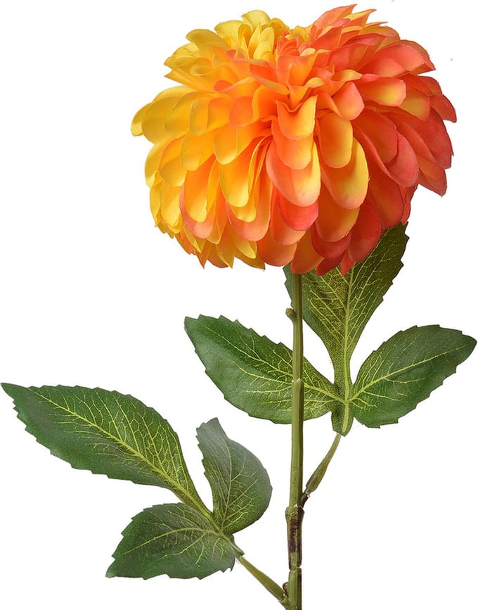 Clayre & Eef Kunstbloem 63 cm Oranje Kunststof