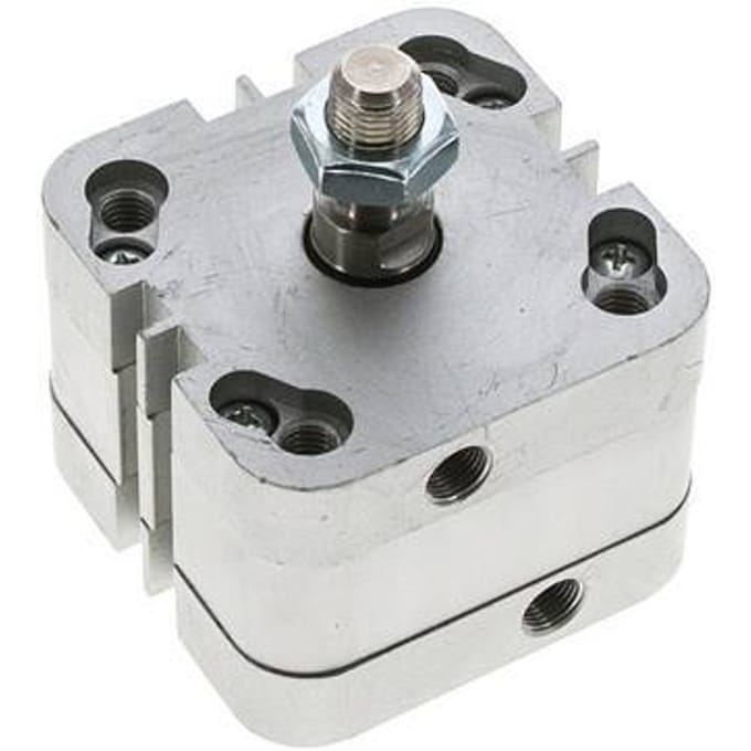 ISO 21287 Compacte Dubbelwerkende Cilinder 50-5mm - Magnetisch - Mannelijke Stang
