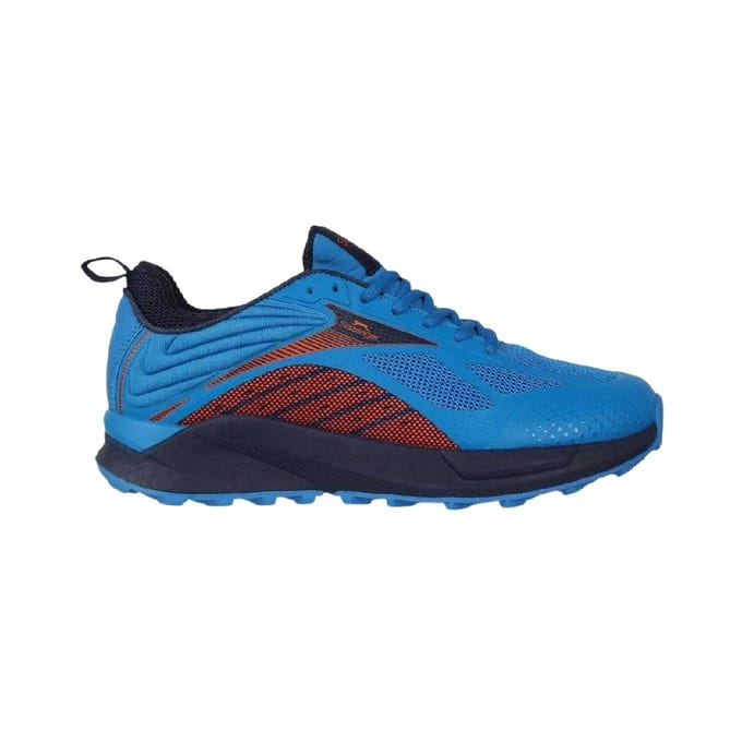 Slazenger Heren Logo Mesh Hockeyschoenen (Blauw/oranje)