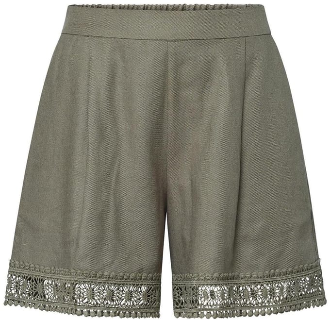 SisterS point Broek Ejba Sho 18565 Khaki Mel Dames Maat - S