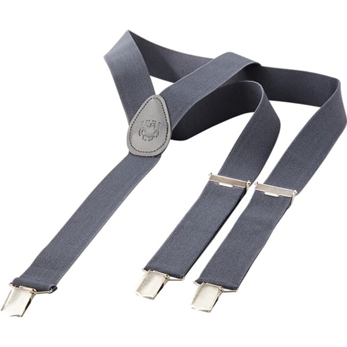 Jan Vanderstorm herren Bretels - 130 - grijs - Plus Size