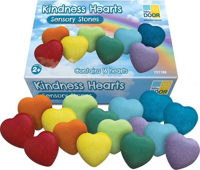 Yellow Door Sensory Play Stenen - Kindness Hearts