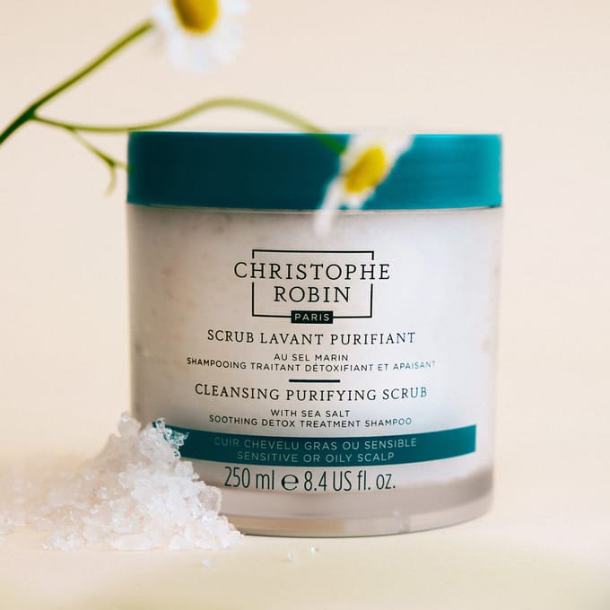 Christophe Robin Cleansing Purifying Scrub with Sea Salt Bundle 250ml