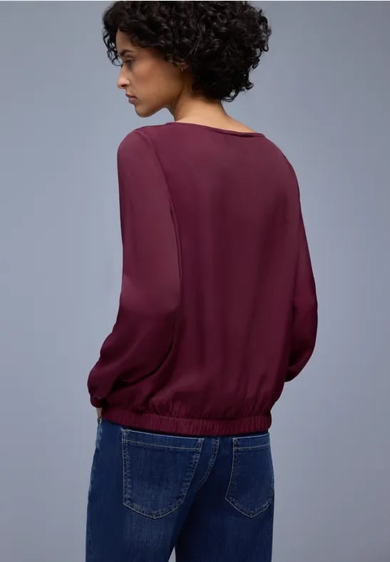 Blouse met elastische zoom
