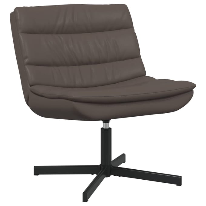 vidaXL Draaistoel Bruin 63 x 75 x 76 cm Glanzend PU