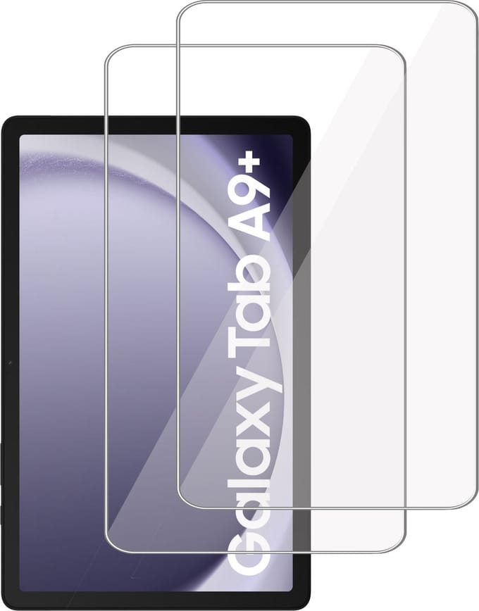2x Screenprotector geschikt voor Samsung Galaxy Tab A9 Plus / Tab A11 Plus – Gehard Glas - Proteqt+
