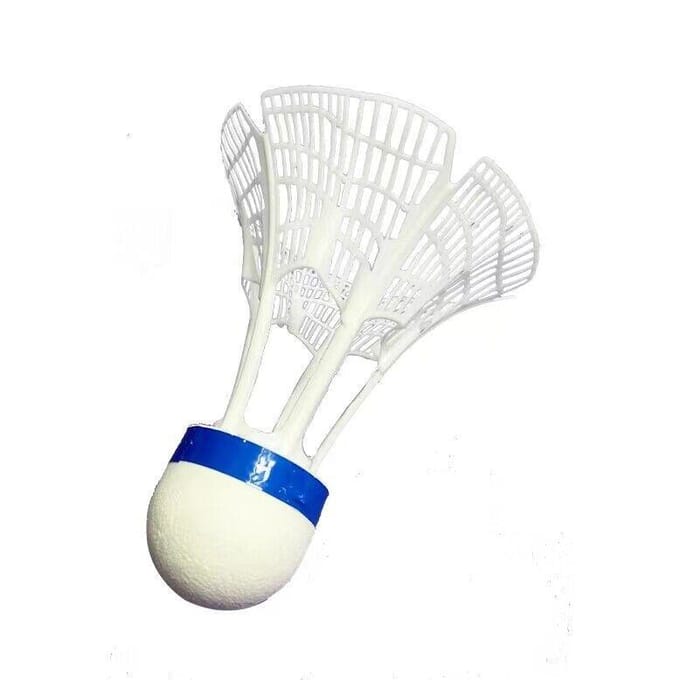 1 pièces coupe-vent Badminton Nylon plastique entraînement professionnel Super Durable pour jouer en plein air balles balles d'entraînement blanc