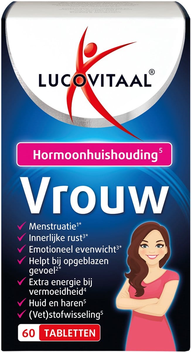 Lucovitaal Vrouw Hormoonhuishouding - Hormoonsupport - 3 x 60 tabletten