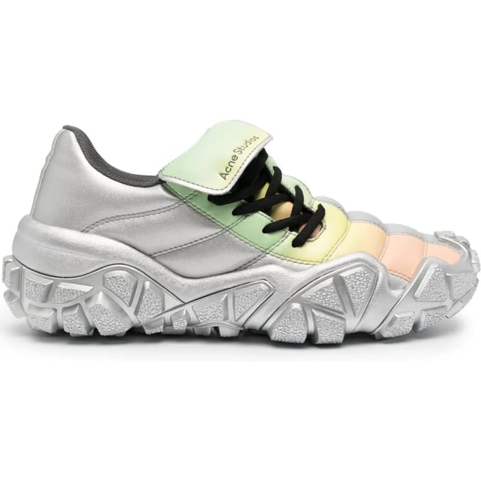 Bolzter voetbal lage sneakers