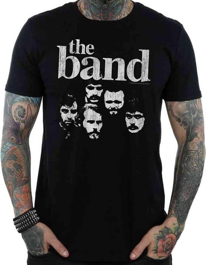 The Band - Heads Heren T-shirt - M - Zwart