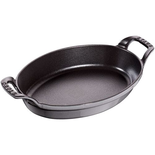 STAUB SPECIALITIES - Bakvorm - ovaal - 240mm - Gietijzer - Grafietgrijs