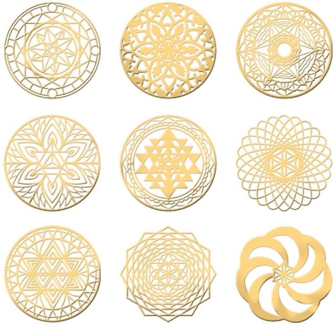 Dailygoody - Heilige Geometrie Stickers - DIY Scrapbook Decoratie - 9