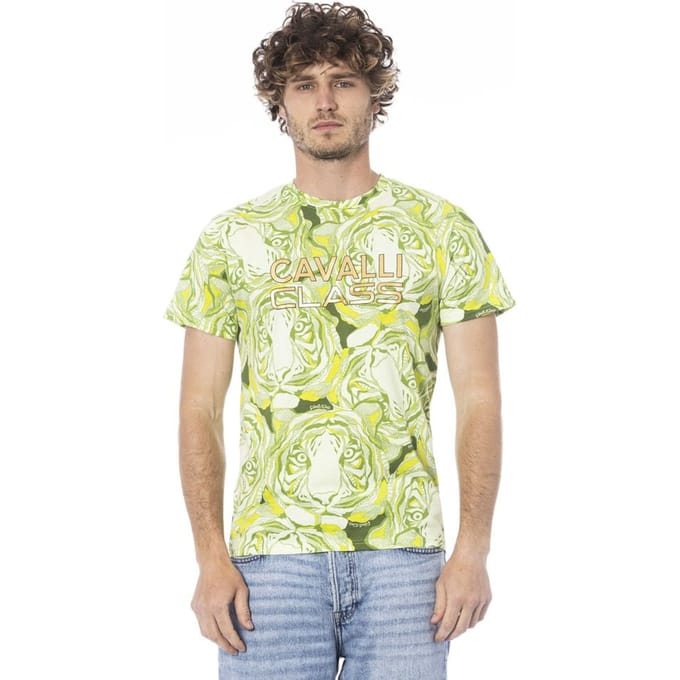 Tijgerprint Ronde Hals T-shirt Ca24344