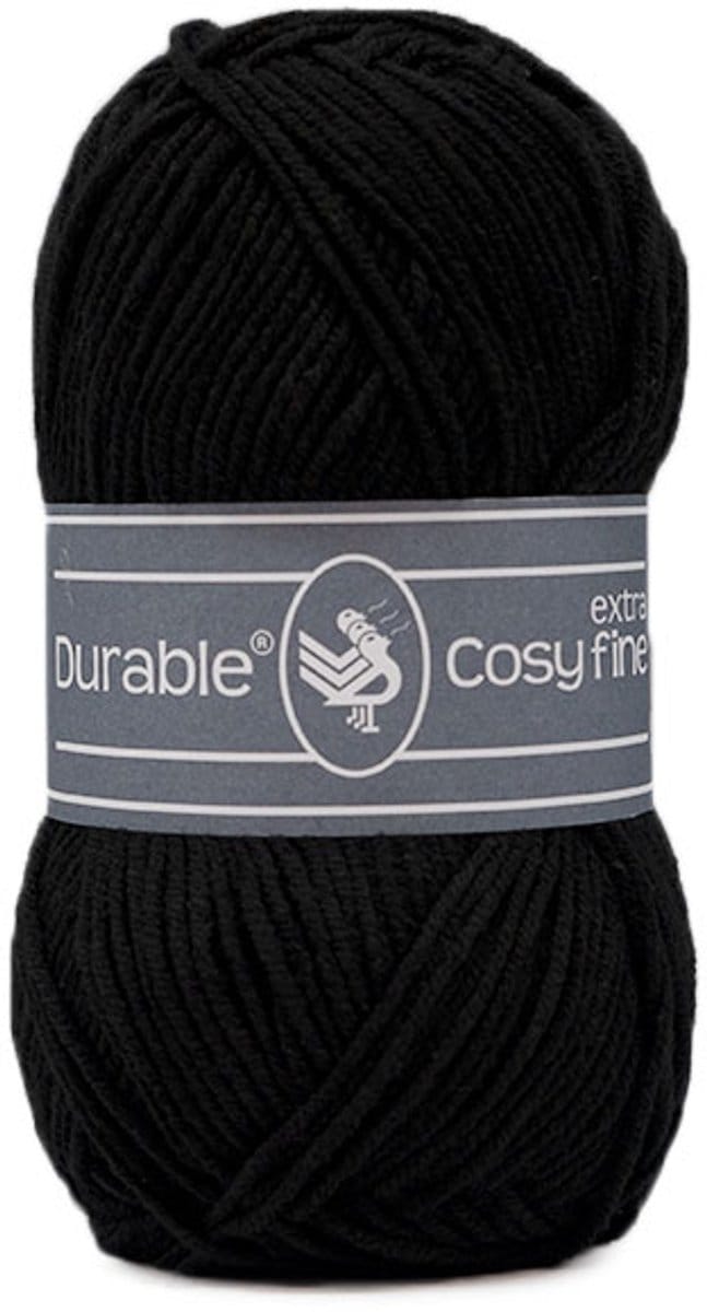 Durable Cosy Extra Fine - 325 Black