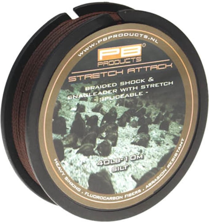 PB Products - Stretch Attack - Voorslag Leader 40 lb - 10 meter - Silt
