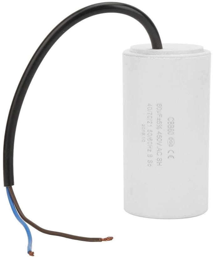 Dailygoody - Motor Run Start Condensator - 60uf - Hittebestendig - Draagbaar - AC Condensator - Voor Luchtcompressor - CBB60 Model