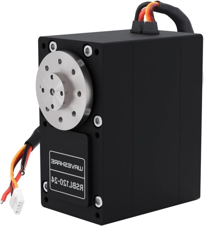 Servo Motor - Motor Krachtmotor - Robotica Toepassingen - 12-bit Magnetische Encoder - 120kg.Cm - Aluminum
