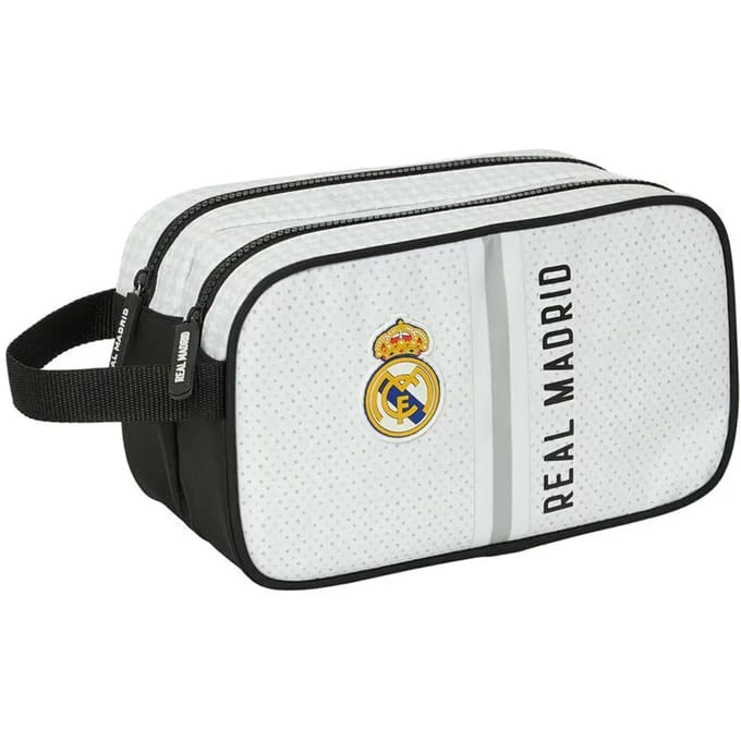 Aanpasbare toilettas met twee aparte compartimenten Safta Real Madrid 24/25