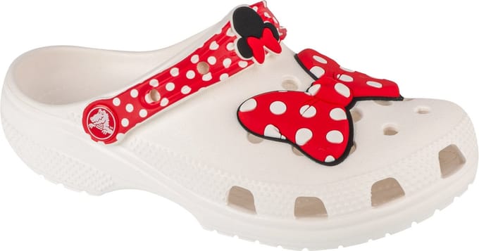 Crocs Classic Disney Minnie Mouse - Kinderen Klompen - Wit/Rood - 32-33
