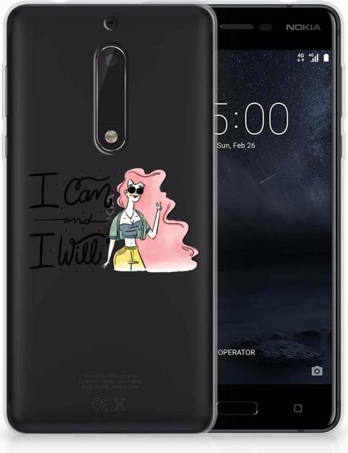 Nokia 5 Telefoonhoesje met Naam i Can