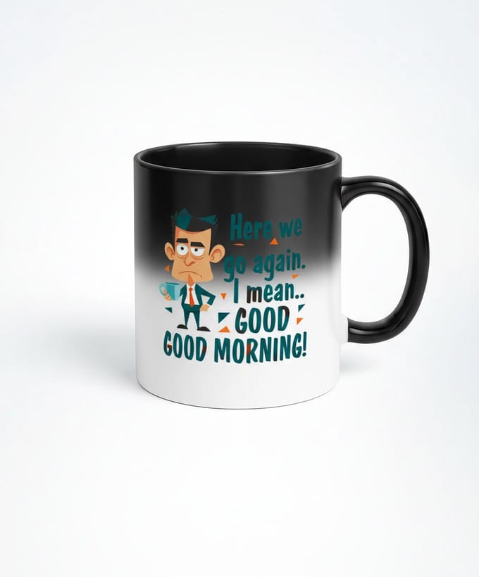Here we go again! Magic Mug - Good Morning Koffiemok