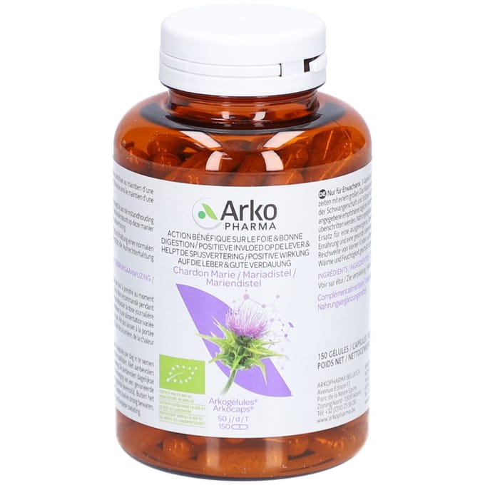 Arkocaps Mariadistel Bio 150 Capsules