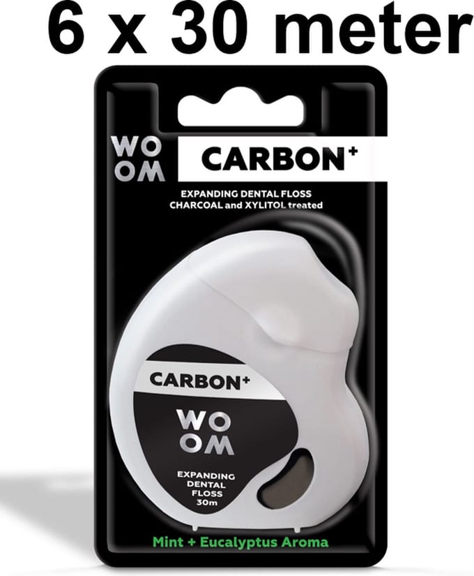 Woom carbon + dental floss 6x30m.