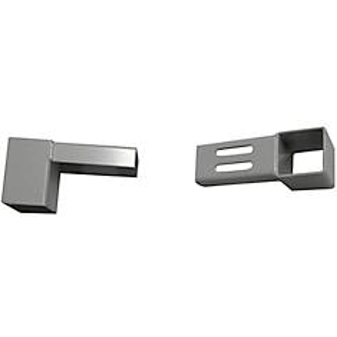 Houderset voor Treston geperforeerde panelen RL120, RL150 en RL180, staal lichtgrijs, 4 stuks