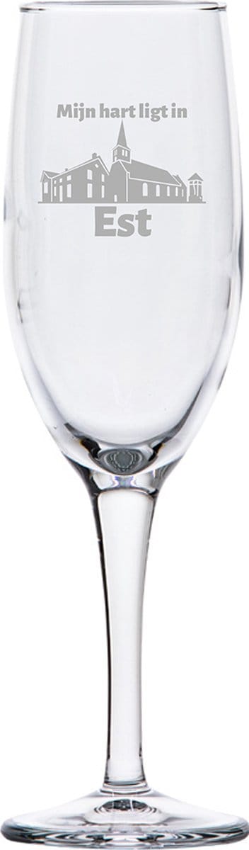 Gegraveerde Champagneglas 16,5cl Est