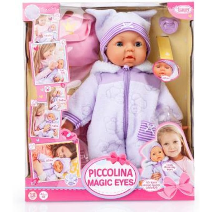 Bayer Piccolina Magic Eyes met accessoires Poppen met functies Interactieve poppen