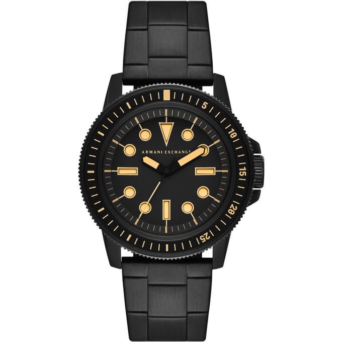 Armani Exchange Leonardo herenhorloge zwart AX1855