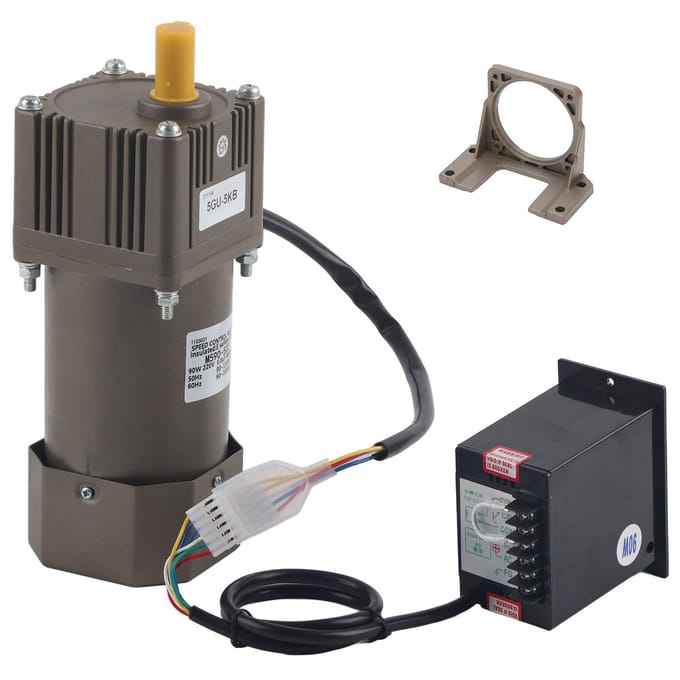 AC 220V 90W Eenfase Asynchrone Motor met Vertraging Regelbare Snelheid(5K)