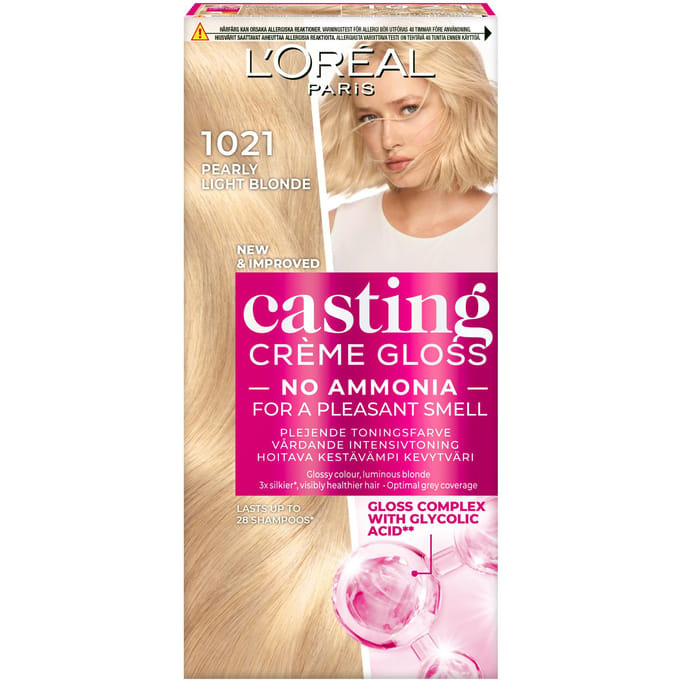 L'Oréal Paris L'Or&eacute;al Paris Casting Creme Gloss 1021 Light Pearl Blonde 1 st