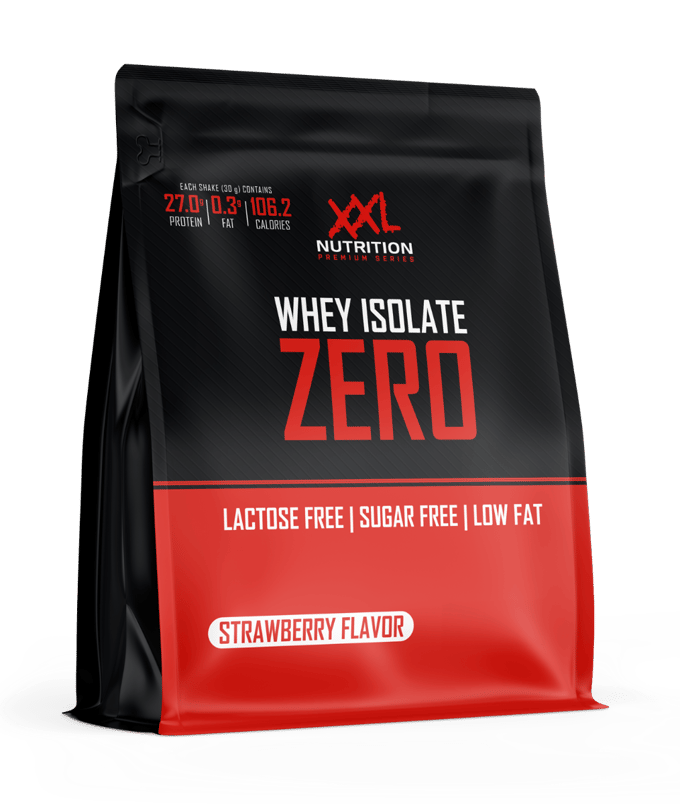 XXL Nutrition - Whey Isolate Zero - Aardbei - Eiwitpoeder - 450 g